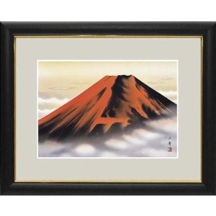 絵画 壁掛け 風水 赤富士(中) : 福和工芸 - 通販 - Yahoo!ショッピング