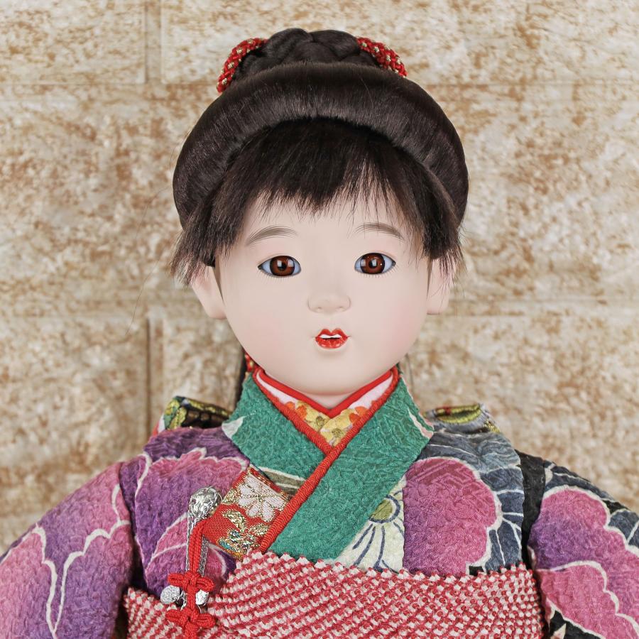 市松人形 13号 (名古屋友禅 正絹 絞り市松人形 MORI1617-NO6) お 市松人形 13号 (名古屋友禅 正絹 絞り市松人形 MORI1617-NO6) お