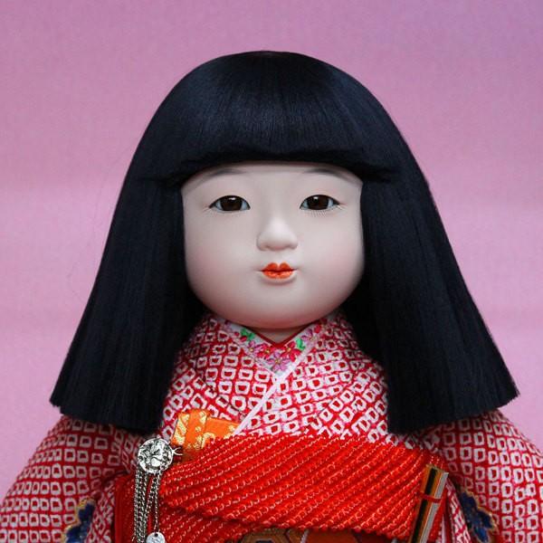 市松人形 13号 小出松寿作 正絹絞り京刺繍市松人形NO33 : 福和工芸