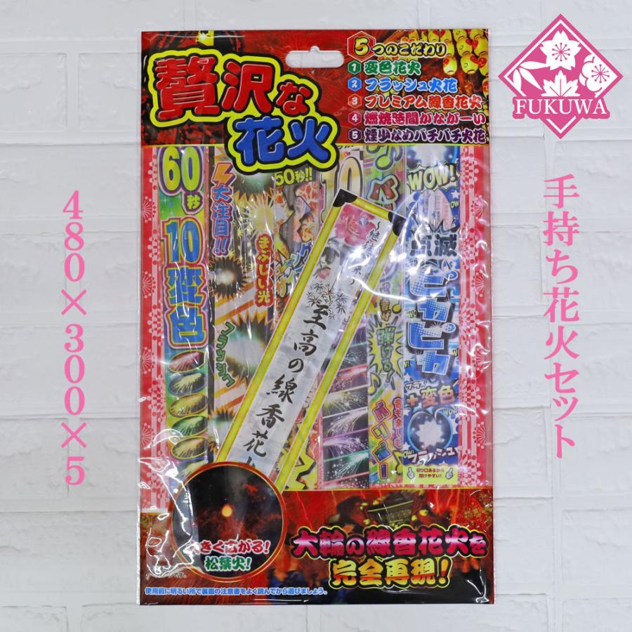 手持ち花火 セット 贅沢な花火 2 NO,10 セット花火 : 福和工芸 - 通販