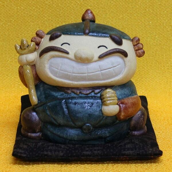 七福神・焼き物・陶器・置物 瀬戸焼 七福神 置物（弁財天） ※陶器,縁起物,和,日本,民芸品,工芸品