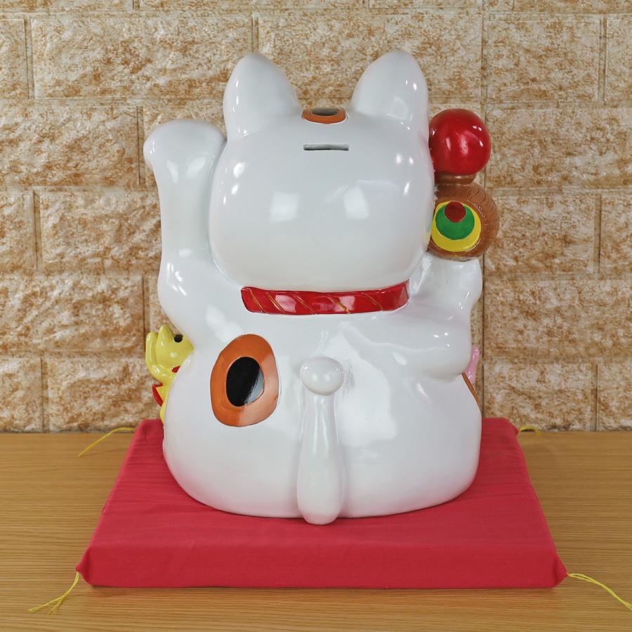 招き猫 置物・開運・縁起物・金運・風水(親子 招福 バンク ジャンボ TN