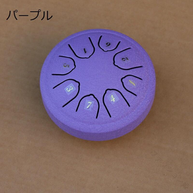 スチールドラム ハンドパン チタン鋼製 高品質手動打楽器 禅音楽用