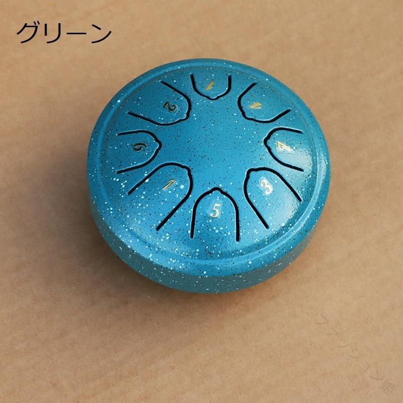 スチールドラム ハンドパン チタン鋼製 高品質手動打楽器 禅音楽用
