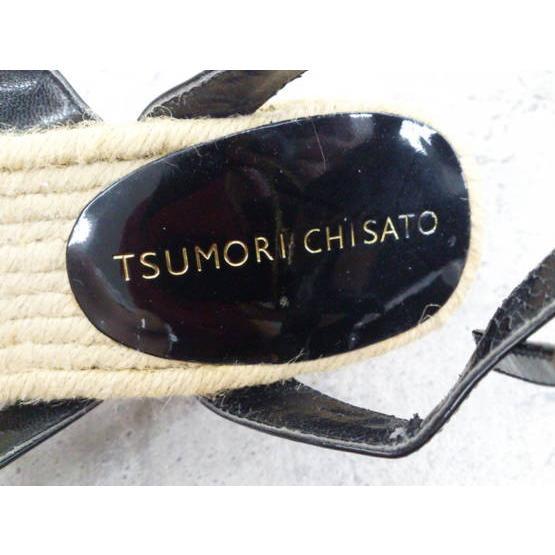 ◇ TSUMORI CHISATO ツモリチサト サンダル シューズ サイズ23cm相当 ブラック レディース P｜fukuwauchi-player｜04