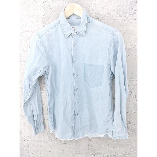 ◇ BEAUTY&YOUTH UNITED ARROWS 長袖 デニム シャツ XS インディゴ