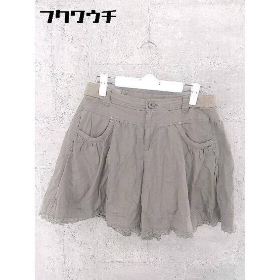 ◇ franche lippee フランシュリッペ レース キュロット パンツ サイズM グレー系 レディース｜fukuwauchi-player｜02