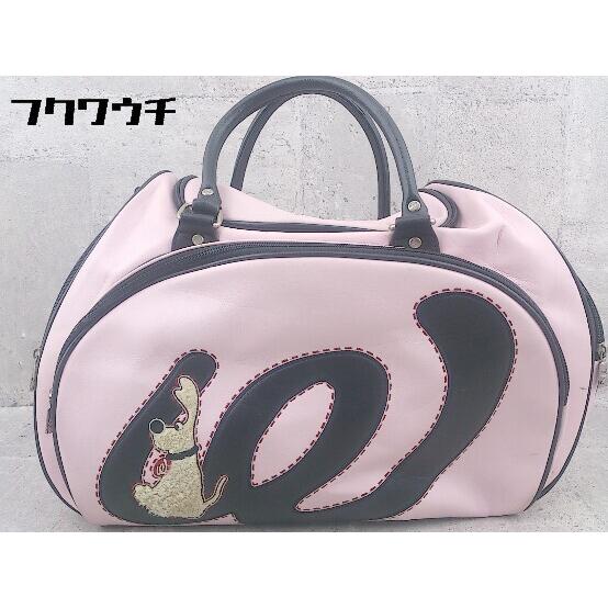 □ M U SPORTS エムユー スポーツ ボストン バッグ ピンク レディース