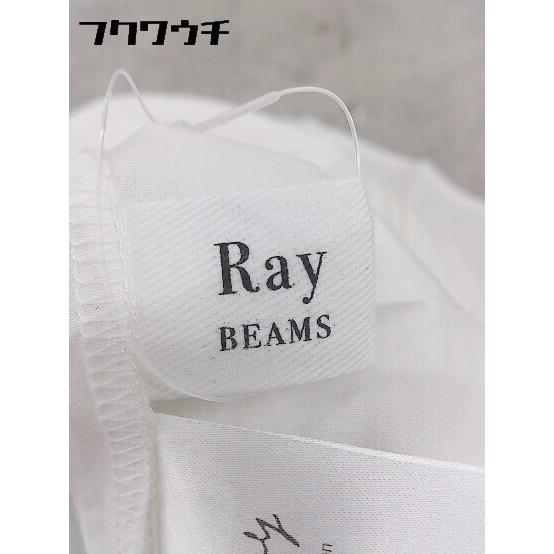 ◇ ◎ Ray BEAMS レイビームス 七分袖 スキッパー シャツ ホワイト レディース｜fukuwauchi-player｜04