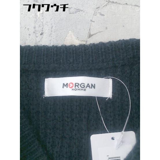 ◇ MORGAN HOMME モルガンオム ニット セーター サイズM ネイビー メンズ｜fukuwauchi-player｜04