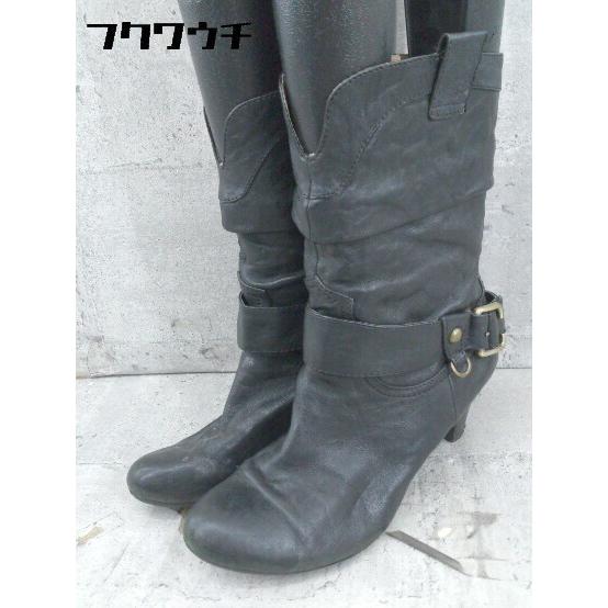□ STACCATO スタッカート ショート ブーツ 24.5cm ブラック 