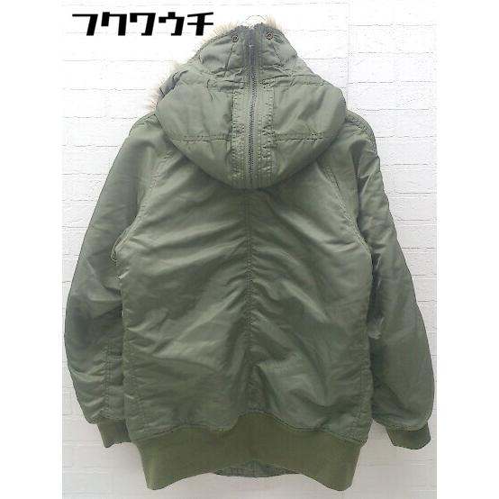 SLADKYスラドキー ジップアップ フェイクファー 長袖 ジャケット サイズ38 カーキ レディース 1002801897208