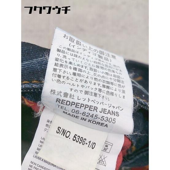 ◇ REDPEPPER レッドペッパー ウォッシュ加工 ダメージ加工 デニム ジーンズ パンツ サイズ25 ネイビー レディース｜fukuwauchi-player｜05