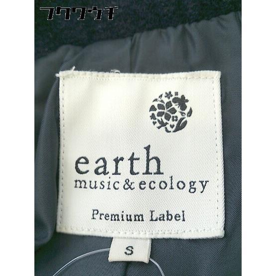 ■ earth music&ecology アース ミュージック＆エコロジー 長袖 チェスター コート サイズS ネイビー レディース｜fukuwauchi-player｜04