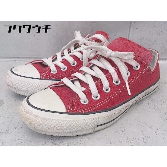 ◇ CONVERSE コンバース CONVERSE ALL STAR 100 COLORS OX 1CK563 スニーカー シューズ 24cm レッド レディース｜fukuwauchi-player｜02