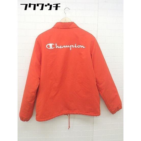 ■ Champion チャンピオン バックロゴ 裏ボア 長袖 コーチジャケット サイズL オレンジ メンズ｜fukuwauchi-player｜03