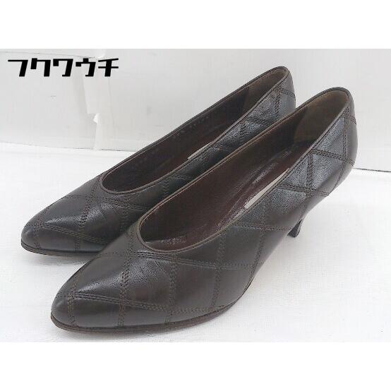 ◇ LARIO ラリオ イタリア製 ヒール パンプス サイズ35 1/2 ブラウン  