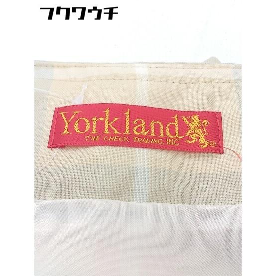 ◇ Yorkland ヨークランド チェック ミニ プリーツ スカート サイズ11 ベージュ レディース｜fukuwauchi-player｜04