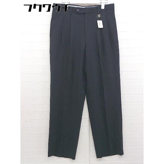 ◇ Black＆White ブラック＆ホワイト スラックス パンツ サイズ79 ネイビー メンズ