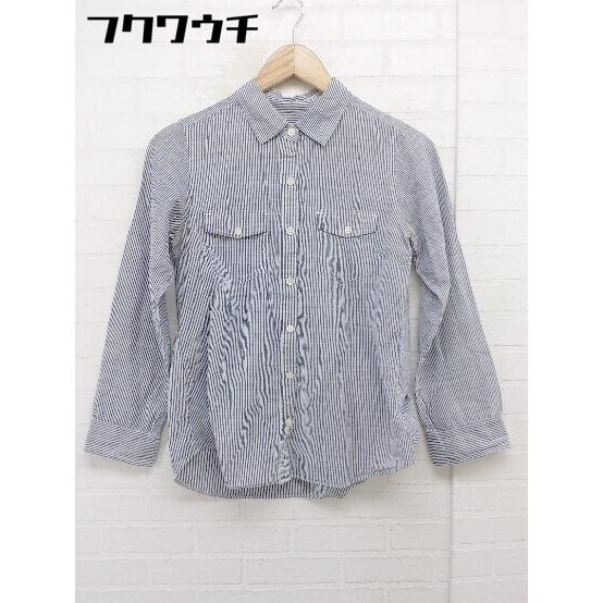 ◇ Spick & Span スピック＆スパン ストライプ 長袖 シャツ ブラウス 