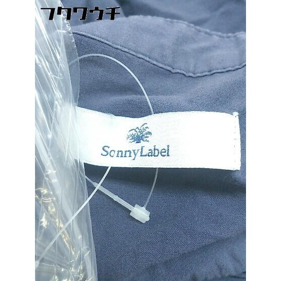 ◇ ◎Sonny Labe URBAN RESEARCH スタンドカラー 長袖 膝下丈 シャツワンピース サイズF ネイビー レディース｜fukuwauchi-player｜05