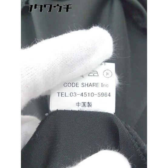 ◇ fifth フィフス フロントボタン 刺繍 半袖 ロング シャツ ワンピース ブラック レディース｜fukuwauchi-player｜07