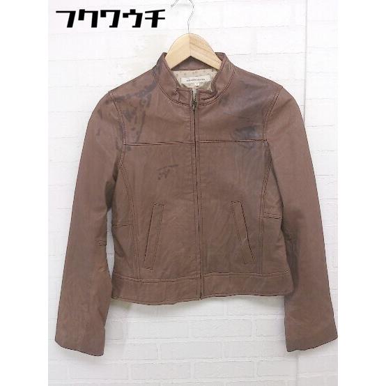 ◇ green label relaxing UNITED ARROWS 豚革 レザー 長袖 ジャケット 