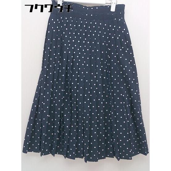 ◇ PLST プラステ 水玉 ドット ロング プリーツ スカート サイズ