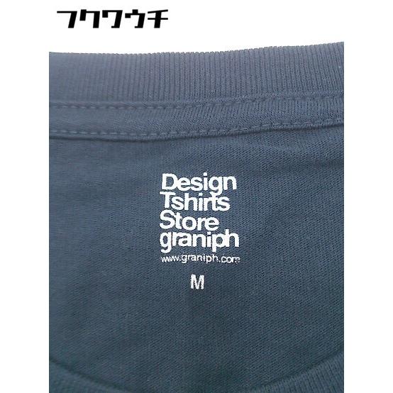 ◇ Design Tshirts Store graniph デザインティーシャツストアグラニフ 半袖 Tシャツ カットソー サイズM ネイビー メンズ｜fukuwauchi-player｜04