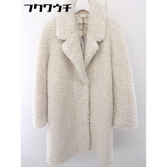 未使用 Cocodeal ココディール タグ付き 定価2 5万円 長袖 ボア コート サイズ1 アイボリー レディース フクワウチ 通販 Yahoo ショッピング