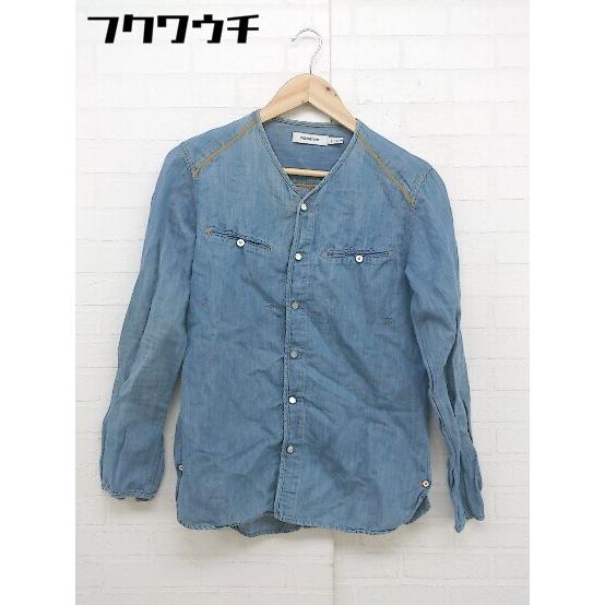◇ ◎ nonnative ノンネイティブ 長袖 シャツ サイズ1 ネイビー メンズ 