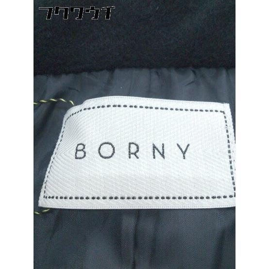 ◇ ●美品● ◎ BORNY ボルニー タグ付 定価 1.9万円 長袖 コート サイズS ネイビー レディース｜fukuwauchi-player｜04