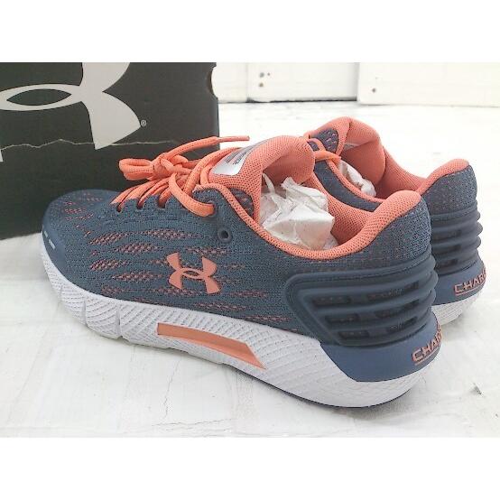 UNDER ARMOUR W Charged Rogue?3021247401 スニーカー シューズ サイズ25.5cm グレー オレンジ系