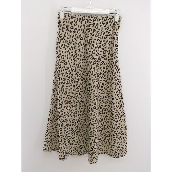 ◇ ADAM ET ROPE アダム エ ロペ 豹柄 レオパード ロング フレア  