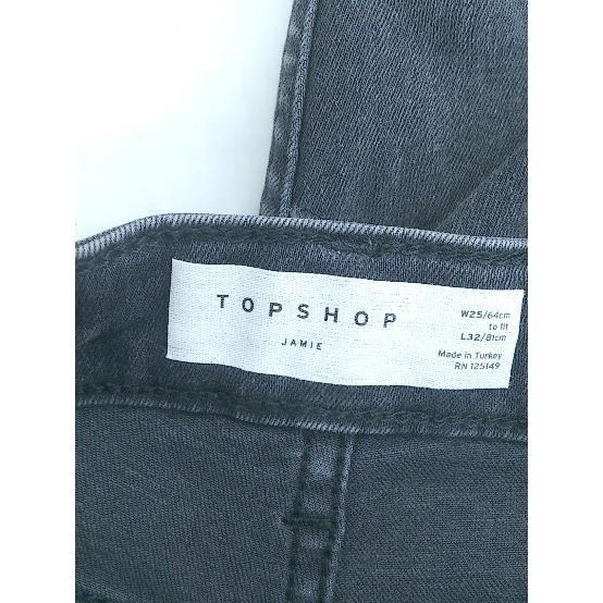 ◇ TOPSHOP トップショップ デニム ジーンズ パンツ サイズW25 ブラック レディース P｜fukuwauchi-player｜04