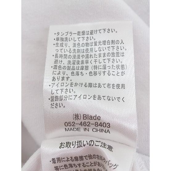 ◇ Pledge プレッジ ロゴ刺繍 バックプリント 長袖 Tシャツ カットソー サイズM ホワイト メンズ P｜fukuwauchi-player｜06