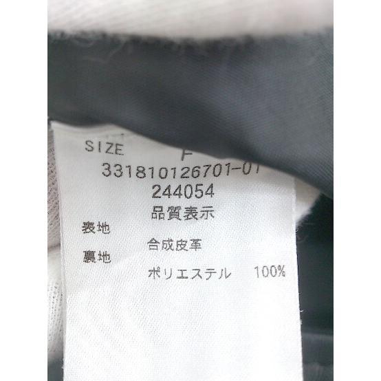 ◇ ◎ FLOVE フローヴ 今井華 フェイクレザー 長袖 ダブル ライダースジャケット サイズ F ブラック レディース P｜fukuwauchi-player｜05