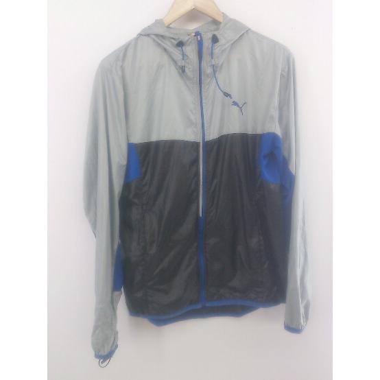 ◇ PUMA プーマ 長袖 ジャンパー ブルゾン サイズL グレー ブラック