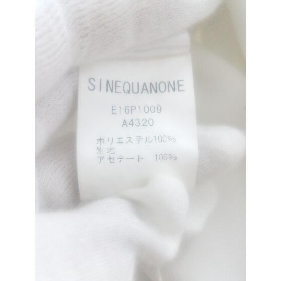 ◇ Sinequanone シネカノン ツータック ワイド パンツ サイズ36 ホワイト レディース P｜fukuwauchi-player｜04