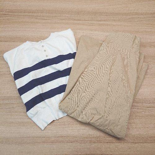 ◇ 《 ViS ヴィス まとめ2点セット サイズF ボーダー柄 カジュアル  