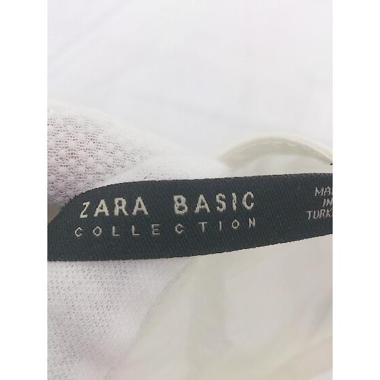 ◇ ◎ ZARA BASIC 刺繍 長袖 ブラウス カットソー サイズEUR S USA MEX 