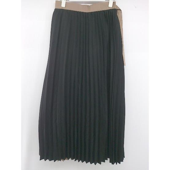 ◇ PAGEBOY ページボーイ 切替 ラップ ロング プリーツ スカート 