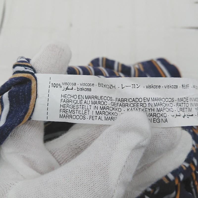 ◇ ZARA ザラ ストライプ 総柄 半袖 シャツ サイズEUR S USA MEX ◇ ZARA ザラ ストライプ 総柄 半袖 シャツ サイズEUR S USA MEX