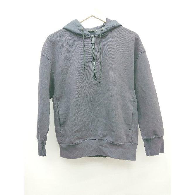 ◇ UNIQLO ユニクロ +J 長袖 ドライスウェットハーフジップパーカ 