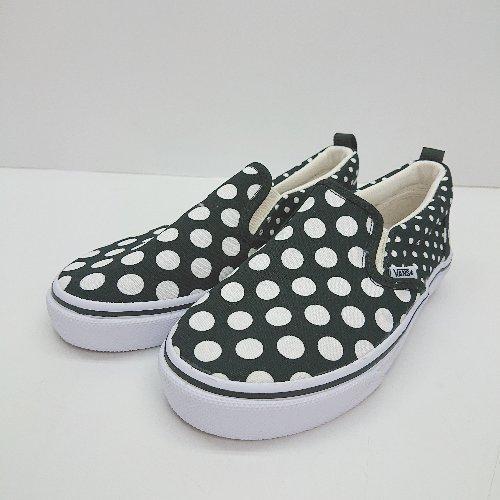 ◇ VANS ヴァンズ カジュアル キッズ 子供服 水玉 ドット スリッポン 