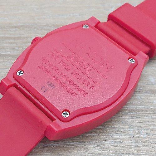 ◇ NIXON ニクソン MINIMAL 動作未確認 シンプル 腕時計 ウォッチ レッド レディース メンズ E｜fukuwauchi-player｜04