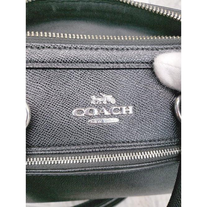 ◇ COACH コーチ F79946 ミニボストンバッグ ショルダーバッグ ブラック レディース メンズ P｜fukuwauchi-player｜05