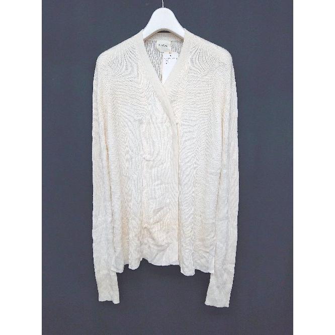 ◇ ◎ jonnlynx ジョンリンクス リブニット ウール100% Vネック 長袖  