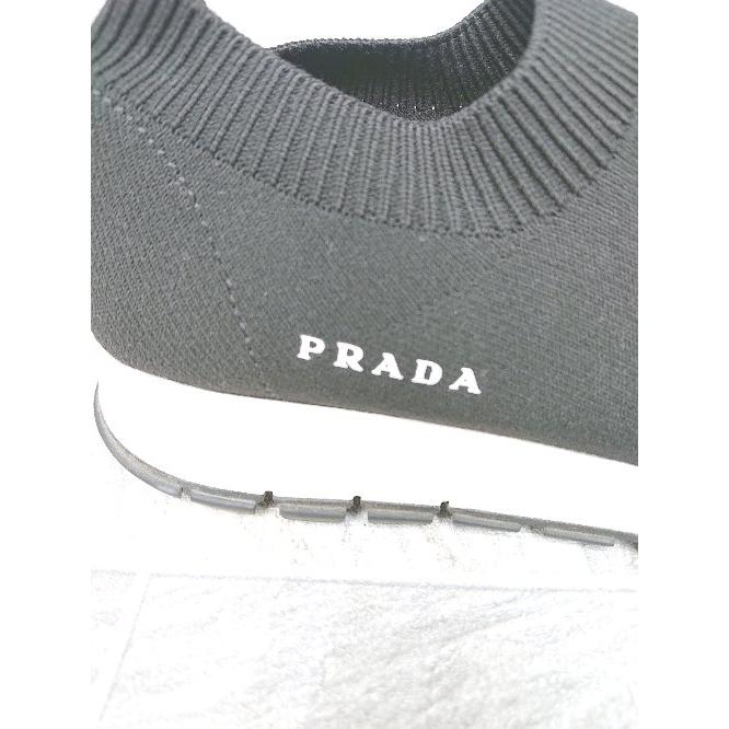 ◇ PRADA プラダ 1S156L ニット ソックス スニーカー シューズ サイズ36.5 ブラック レディース P｜fukuwauchi-player｜05