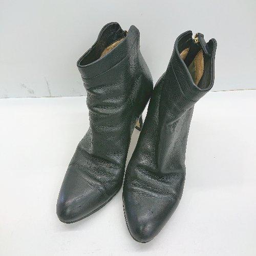 □ ◎ PELLICO ペリーコ バックジップ ヒール高め ショート丈 ブーツ 